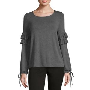 NEW Liz Claiborne Scoop Neck Long Sleeve Tunic